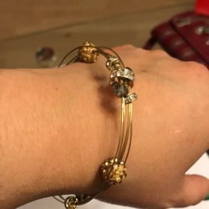 Beautiful multi-wired Gold bracelet